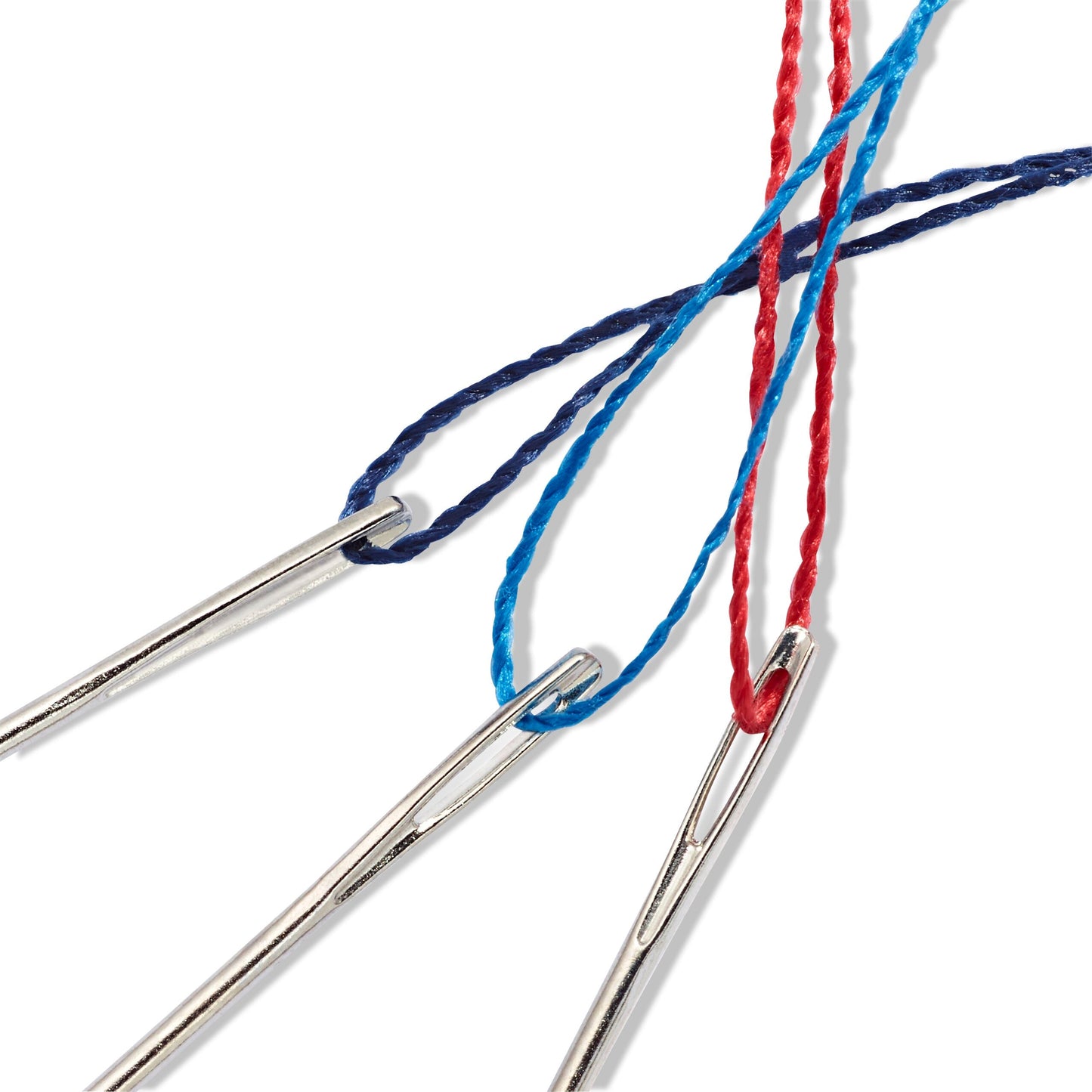 Instant sewing needles, 10 pieces, tin on card