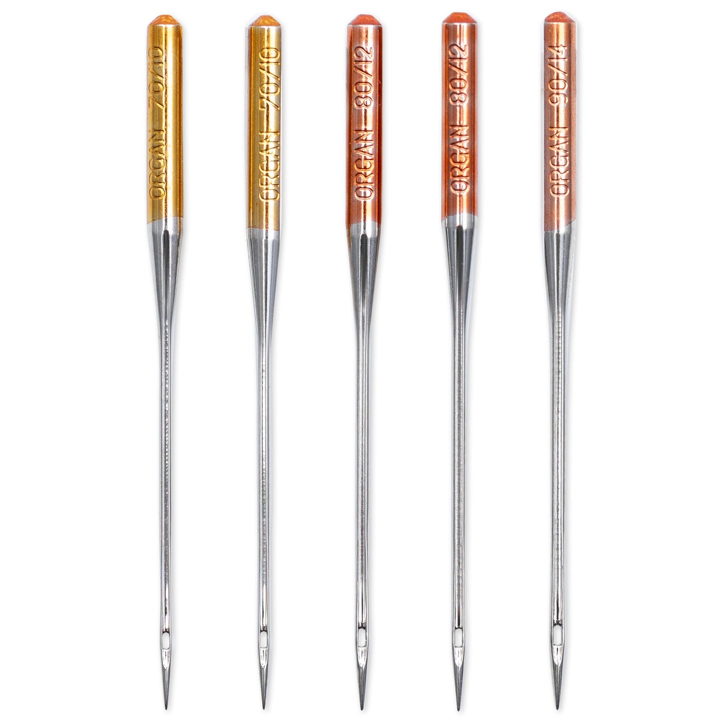 Jersey sewing machine needles, 130/705, 70-90, assorted