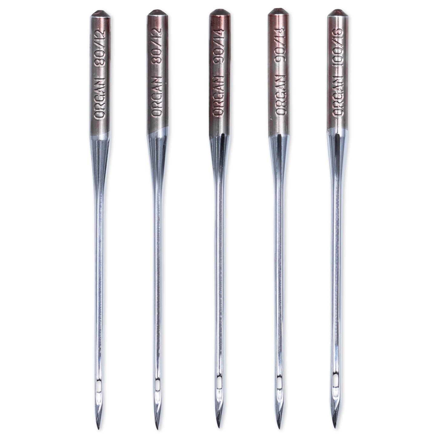 Leather sewing machine needles, 130/705, 80-100, assorted