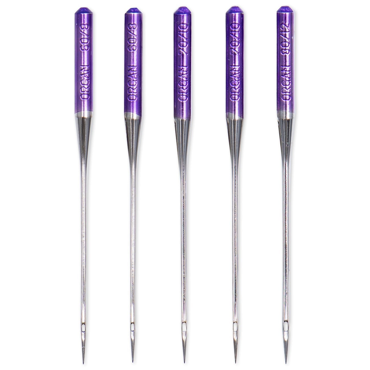 Microtex sewing machine needles, 130/705, 60-80, assorted
