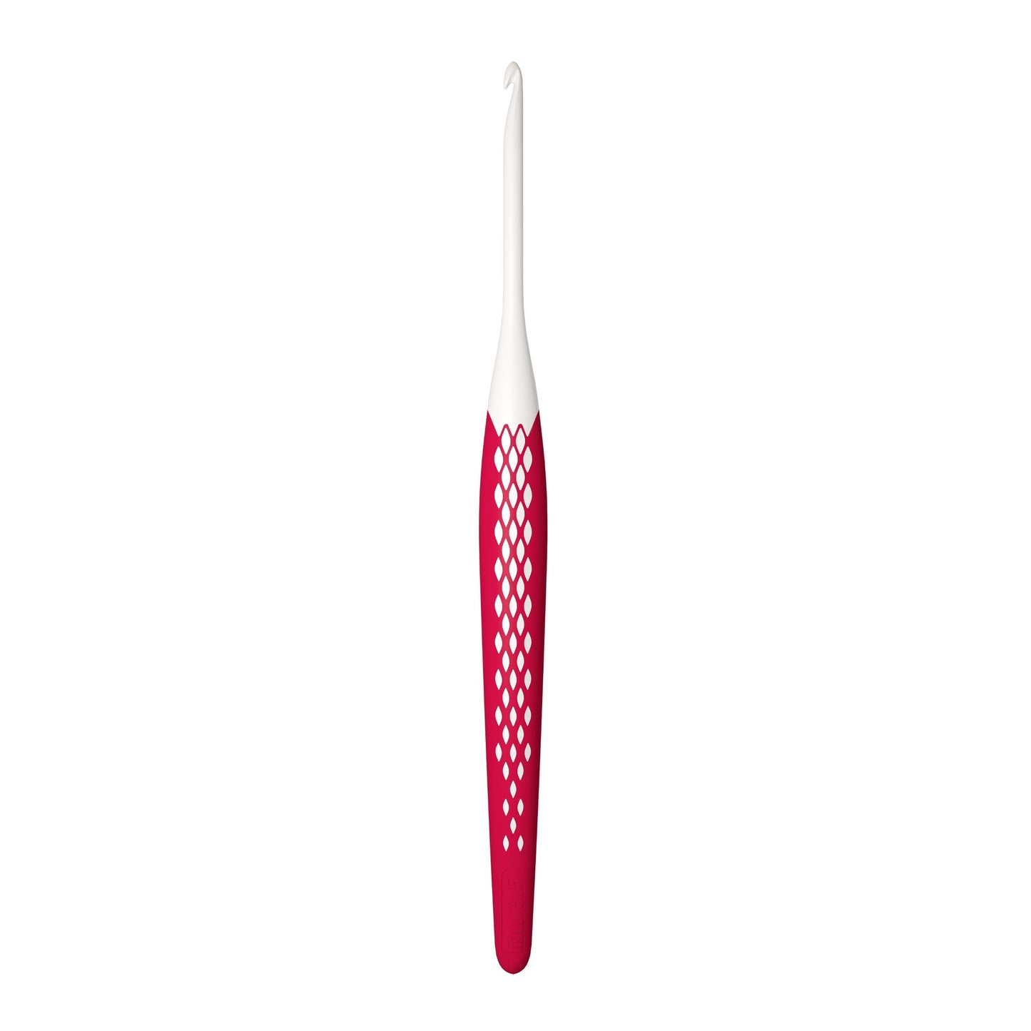 Crochet hook for wool plastic Ergonomics 3.5 mm 16 cm red