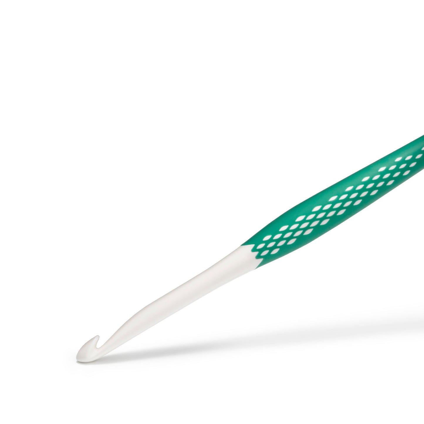Crochet hook for wool plastic Ergonomics 17 cm 8.00 mm mint