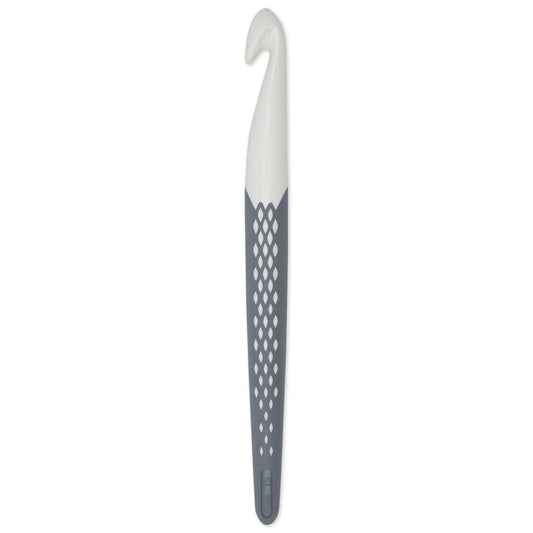 Crochet hook for wool plastic Ergonomics 18.5 cm 15.00 mm grey