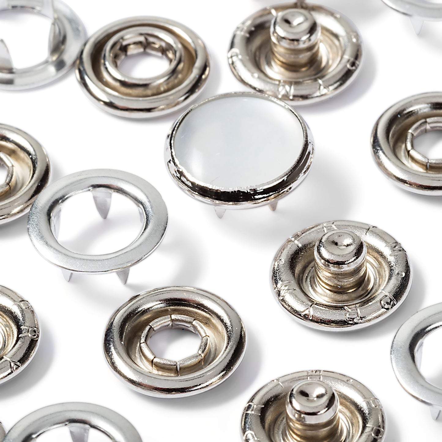 Non-sew refill for 390117, pearl cap, 12mm