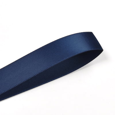 Double Side satin Bow Dark Blue Series (25 PCS)