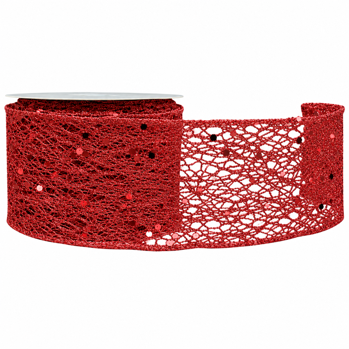 Glitter Mesh Wired Ribbon (2.5inch-63mm)10 yards