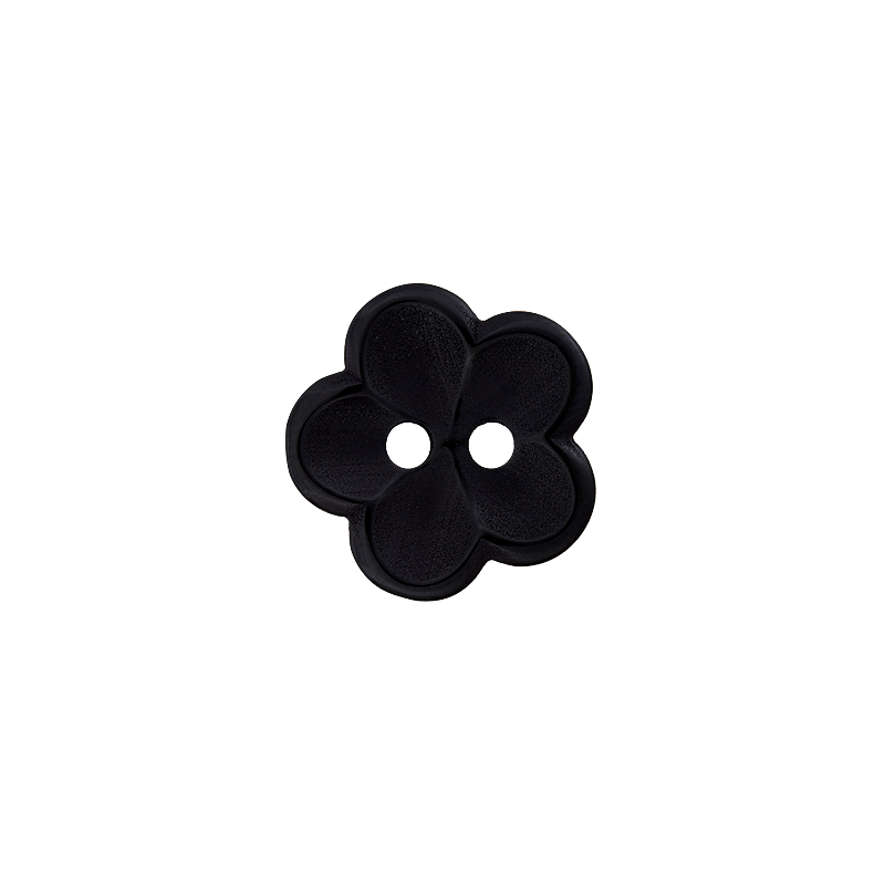 Polyester Two-Hole flower Button 12mm(50pcs)