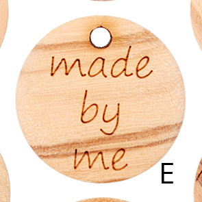 Wood Button 18mm (Handmade, Made by me, Made with love)