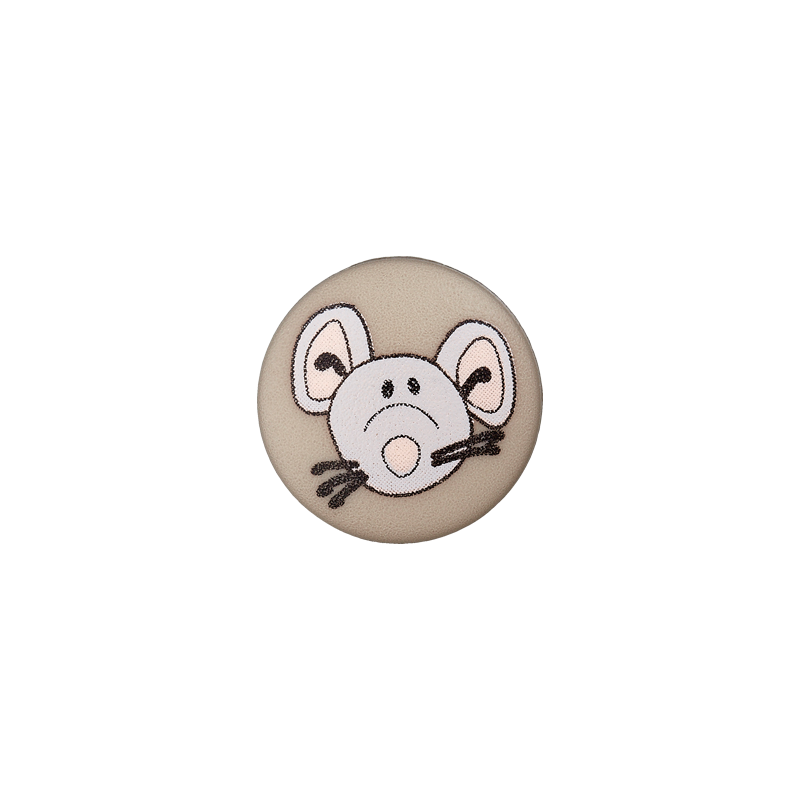 Polyester button Mouse 12mm