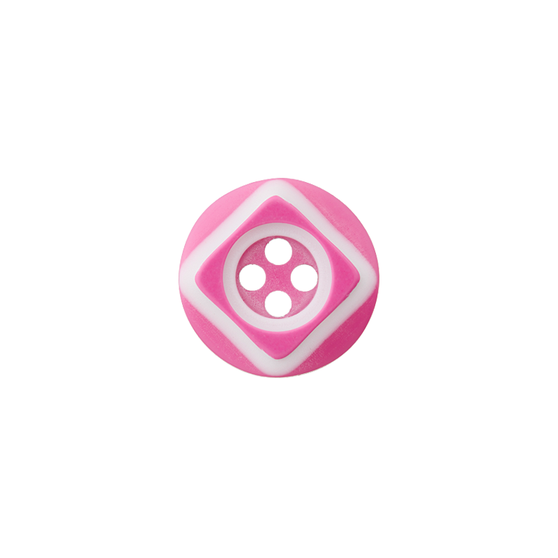 Polyester button 4-holes, 12mm