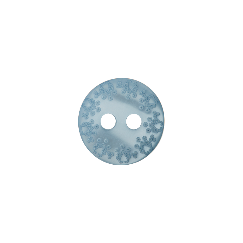 Polyester button 2-holes 11mm