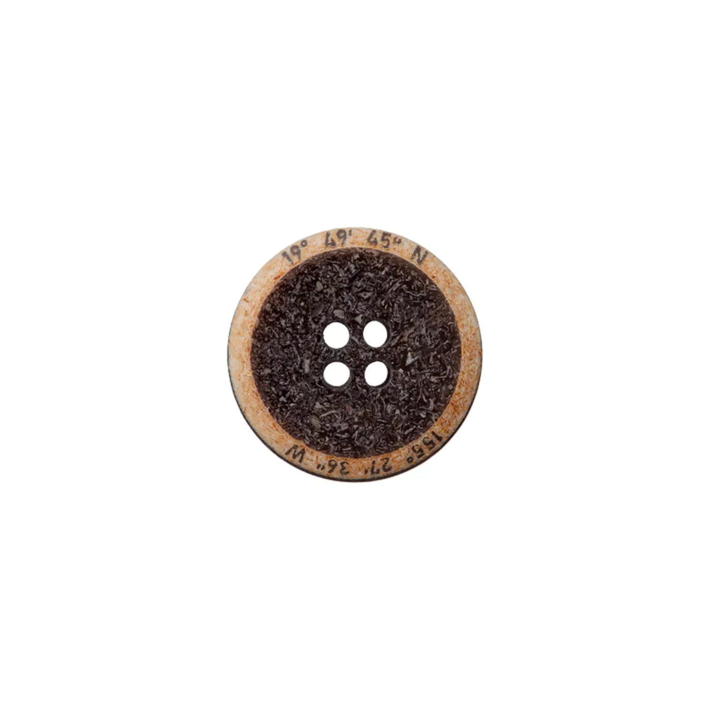 Polyester button 4-holes 18mm,23mm