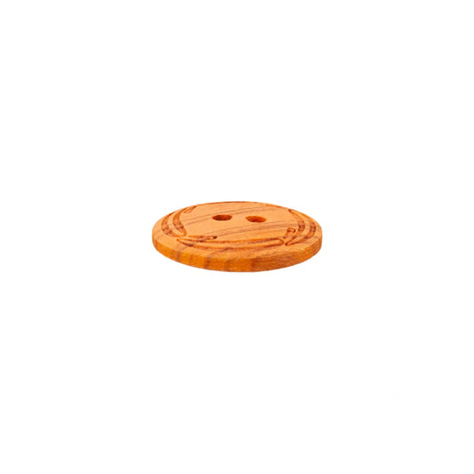 Wood button 2-holes, 18mm