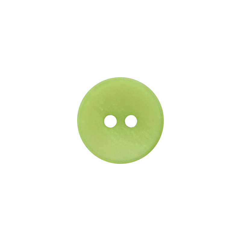 Paper/polyester button 2-holes, recycled, 15mm