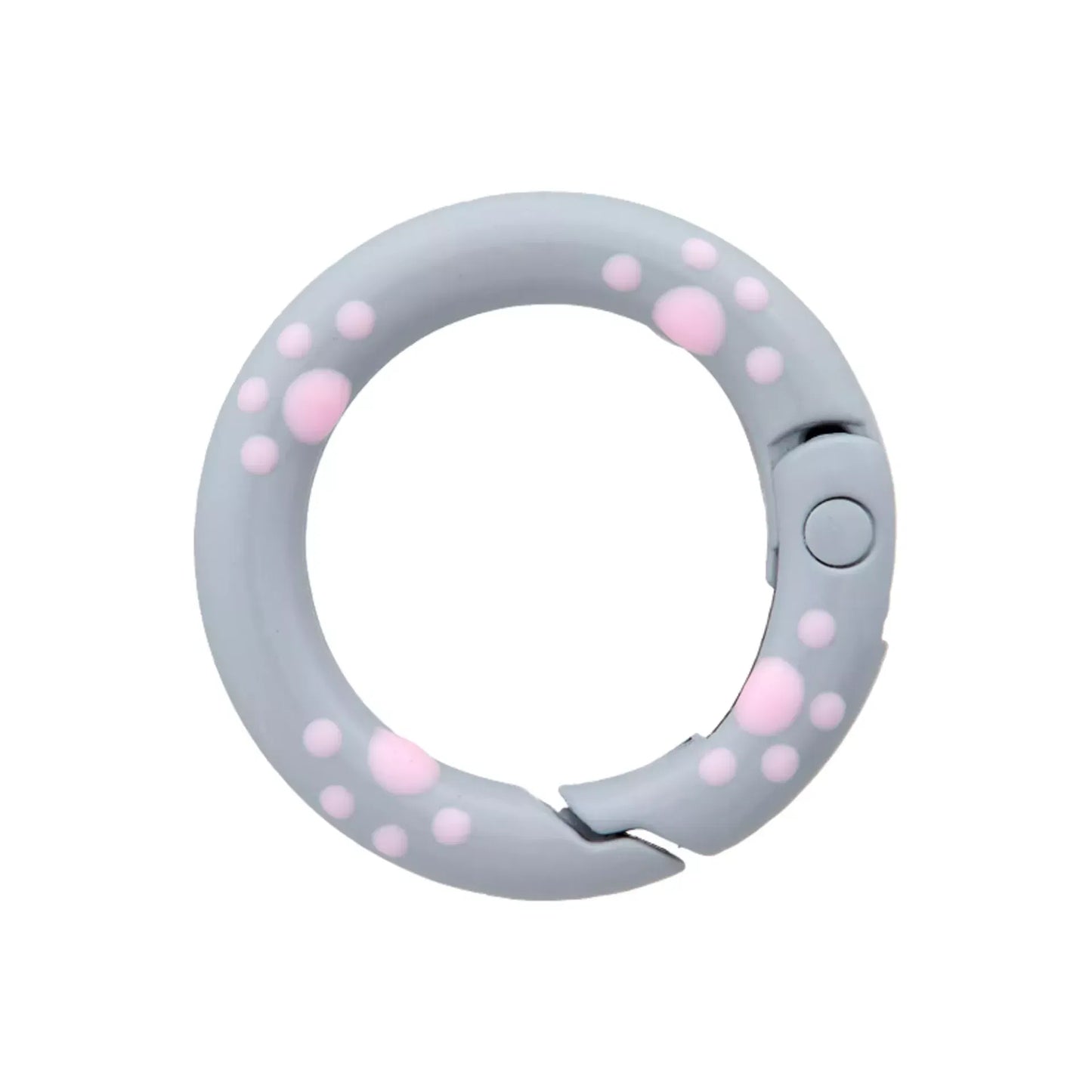 Snap hook with dots 15mm