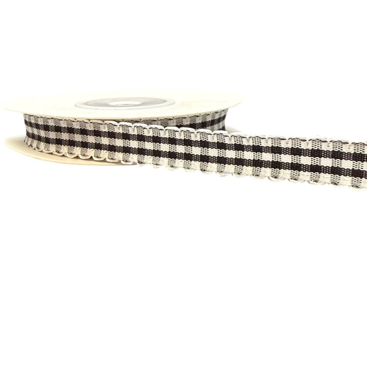 Checkered Scallop Edge Decorative Ribbon – 1cm(10mm)-10 Yards