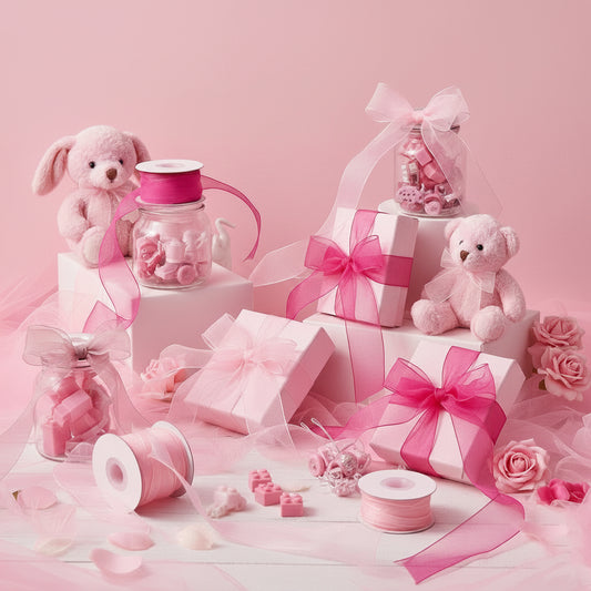 13mm Premium organza ribbon size