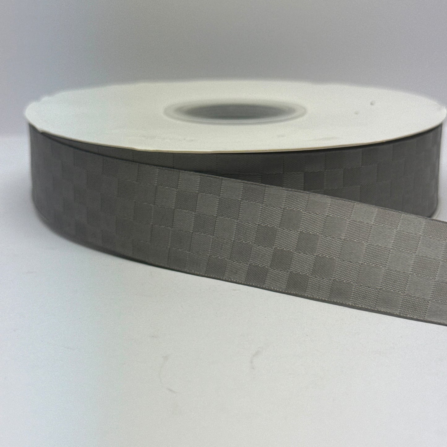 Premium Satin Check Ribbon 25MM
