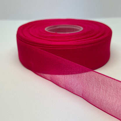 38mm Premium organza ribbon size