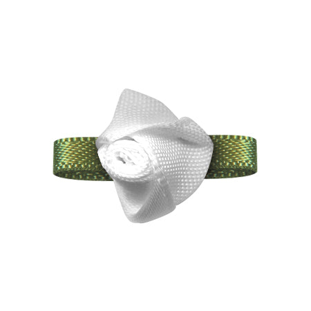 Ribbon Bow Foliage Flower Big(10pcs)