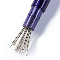 Quilting sewing needles with silver eye, fine and extra fine, assorted