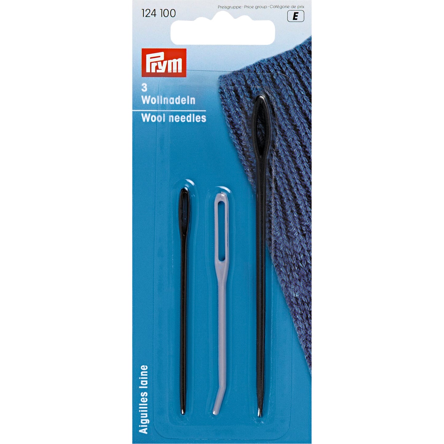 Wool needles plastic assorted
