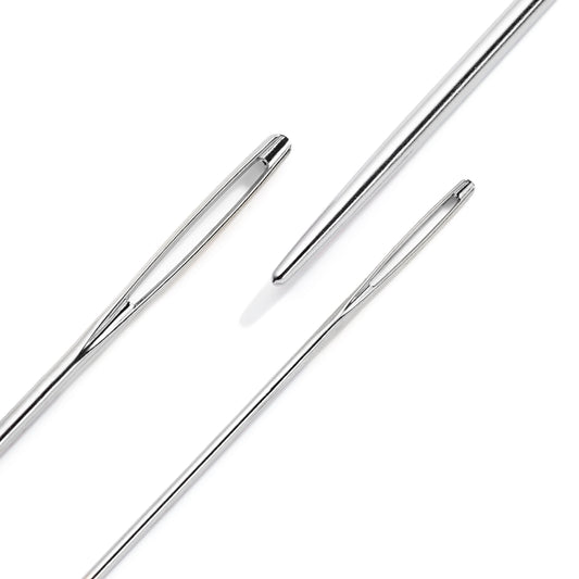 Wool and tapestry needles No. 1,3,5 steel silver col