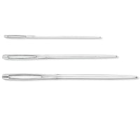 Wool and tapestry needles No. 1,3,5 steel silver col