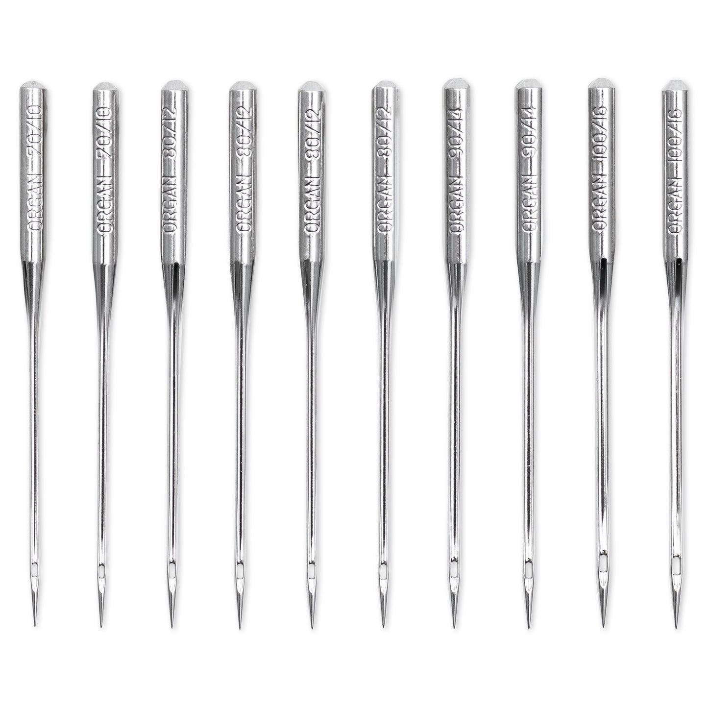 Standard sewing machine needles, 130/705, 70-100, assorted