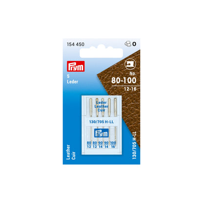 Leather sewing machine needles, 130/705, 80-100, assorted