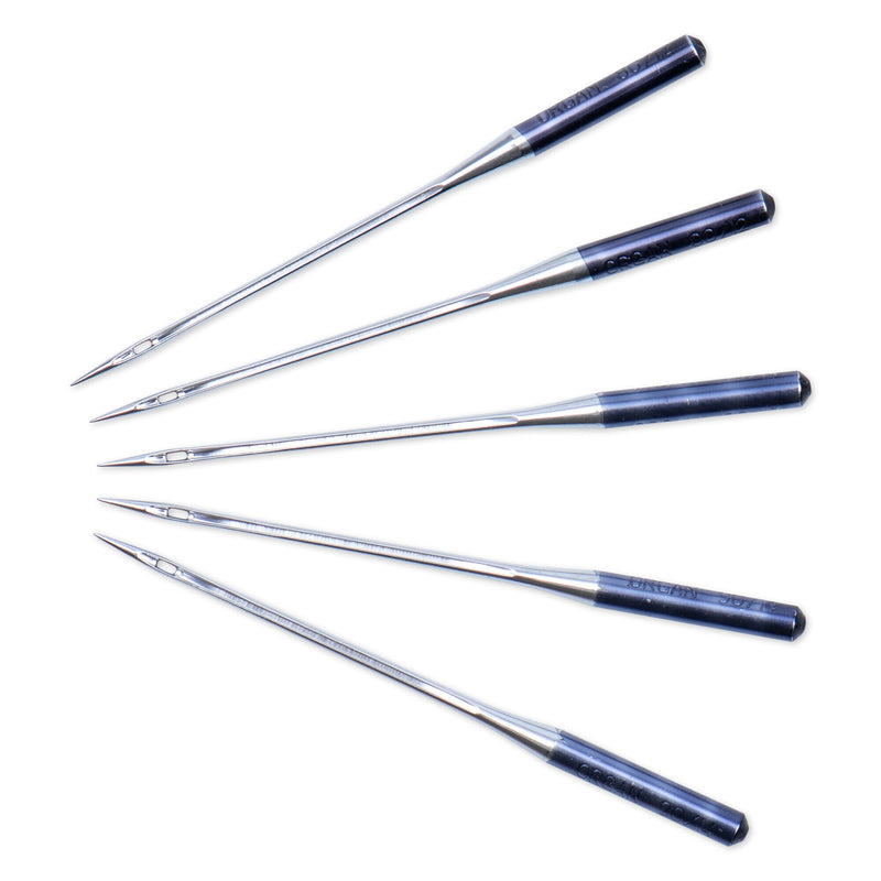 Overlock sewing machine needles, 80-90, assorted