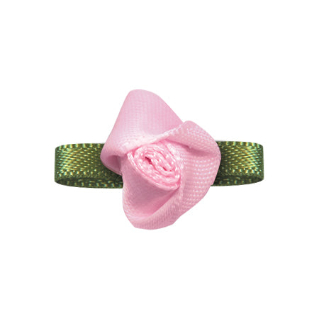 Ribbon Bow Foliage Flower Big(10pcs)