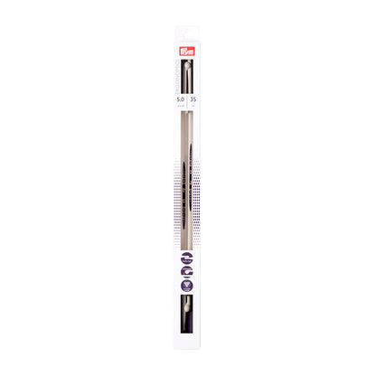 Single-pointed knitting pins Ergonomics 35 cm 5.00 mm