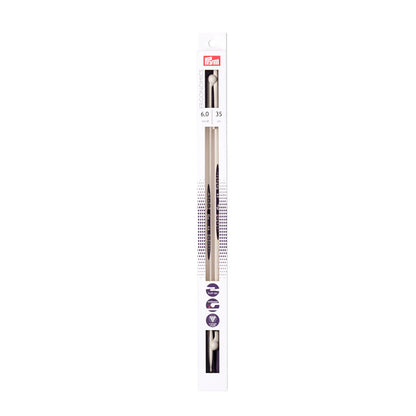 Single-pointed knitting pins Ergonomics 35 cm 6.00 mm