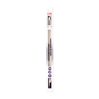 Single-pointed knitting pins Ergonomics 35 cm 7.00 mm