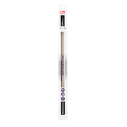 Single-pointed knitting pins Ergonomics 40 cm 4.00 mm