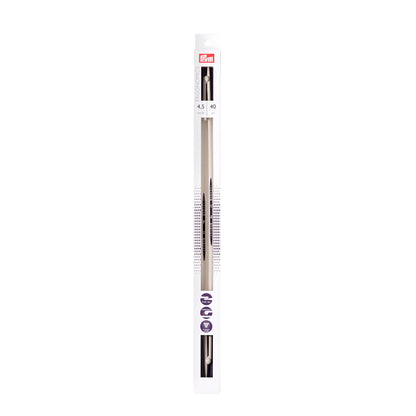 Single-pointed knitting pins Ergonomics 40 cm 4.50 mm