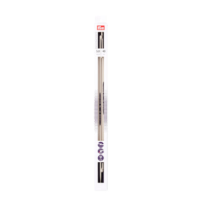 Single-pointed knitting pins Ergonomics 40 cm 5.00 mm