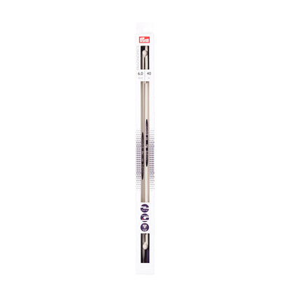 Single-pointed knitting pins Ergonomics 40 cm 6.00 mm
