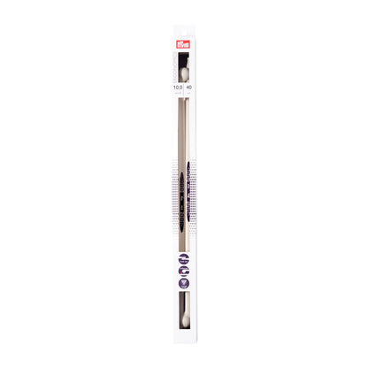 Single-pointed knitting pins Ergonomics 40 cm 10.00 mm