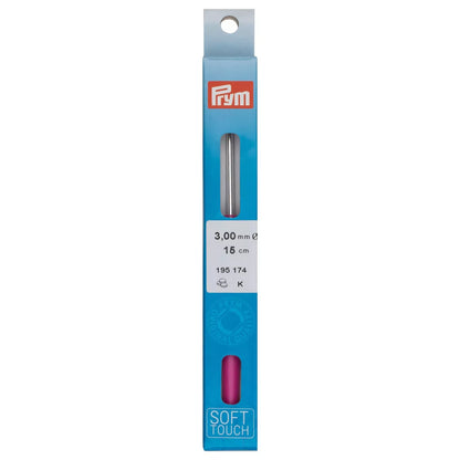 Soft-grip wool crochet hook, 15cm