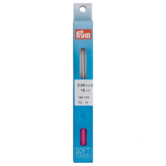 Soft-grip wool crochet hook, 14cm
