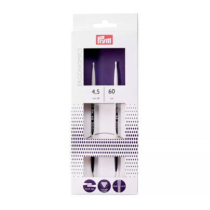 Circular knitting needles prym.ergonomics, 60cm, 4.5mm