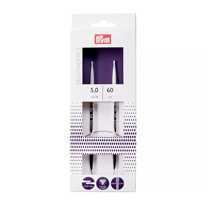 Circular knitting needles prym.ergonomics, 60cm, 5.00mm