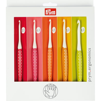 Crochet hook for wool Ergonomics set 3.50 - 6.00 mm