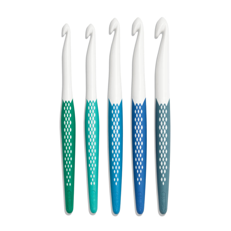 Crochet hook f.wool ergo. set 7-12mm