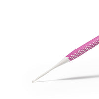 Crochet hook for wool plastic Ergonomics 3.0 mm 16 cm pink