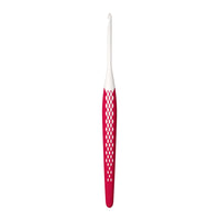 Crochet hook for wool plastic Ergonomics 3.5 mm 16 cm red