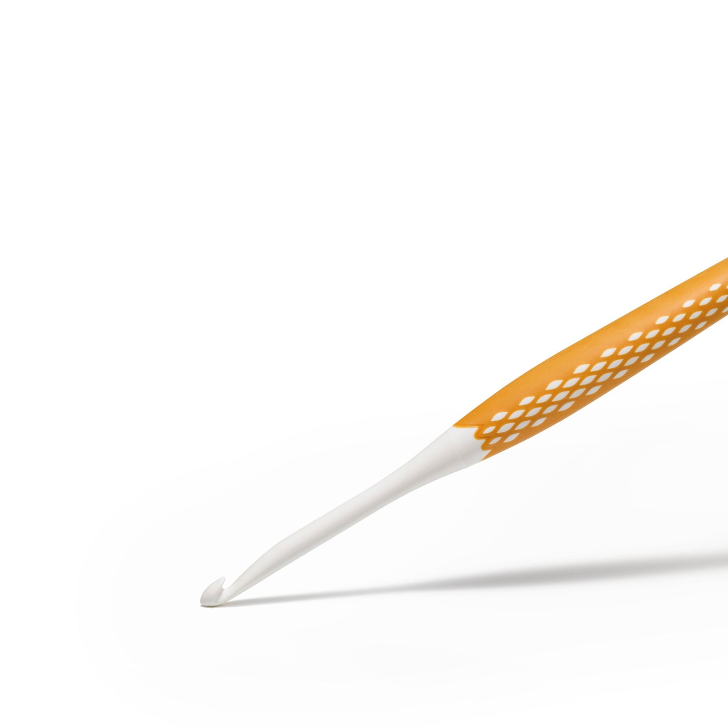 Crochet hook for wool plastic Ergonomics 5.0 mm 16 cm honey