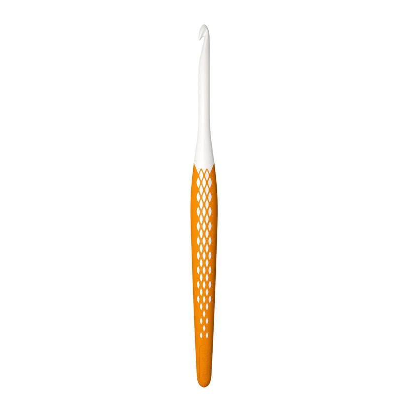 Crochet hook for wool plastic Ergonomics 5.0 mm 16 cm honey